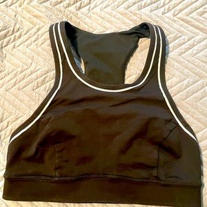 Lululemon black and white sports bra